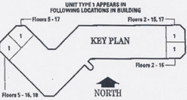 Brickell Key Two - Type 1